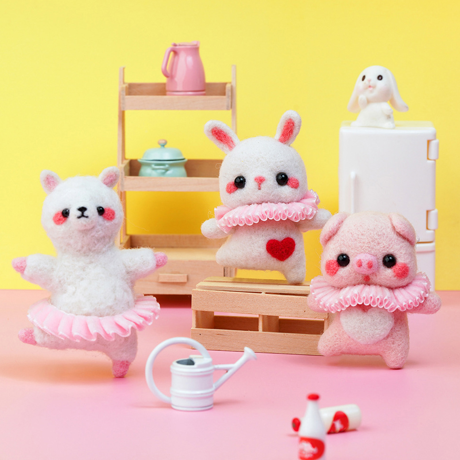 Needle Felting Tool Wool Chemical Fiber Animal Toy Art Craft For Beginner - Picture 32 of 34
