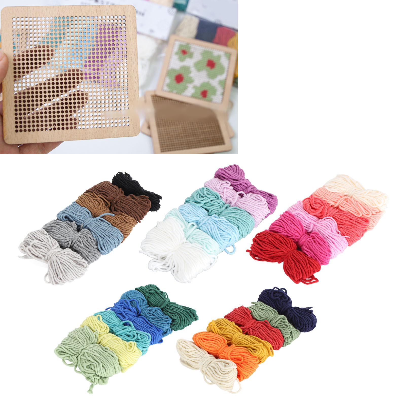 6PCS Embroidery Thread 4 Strands 10m Length Cross Stitch Embroidery Thread ♢ - Picture 23 of 27