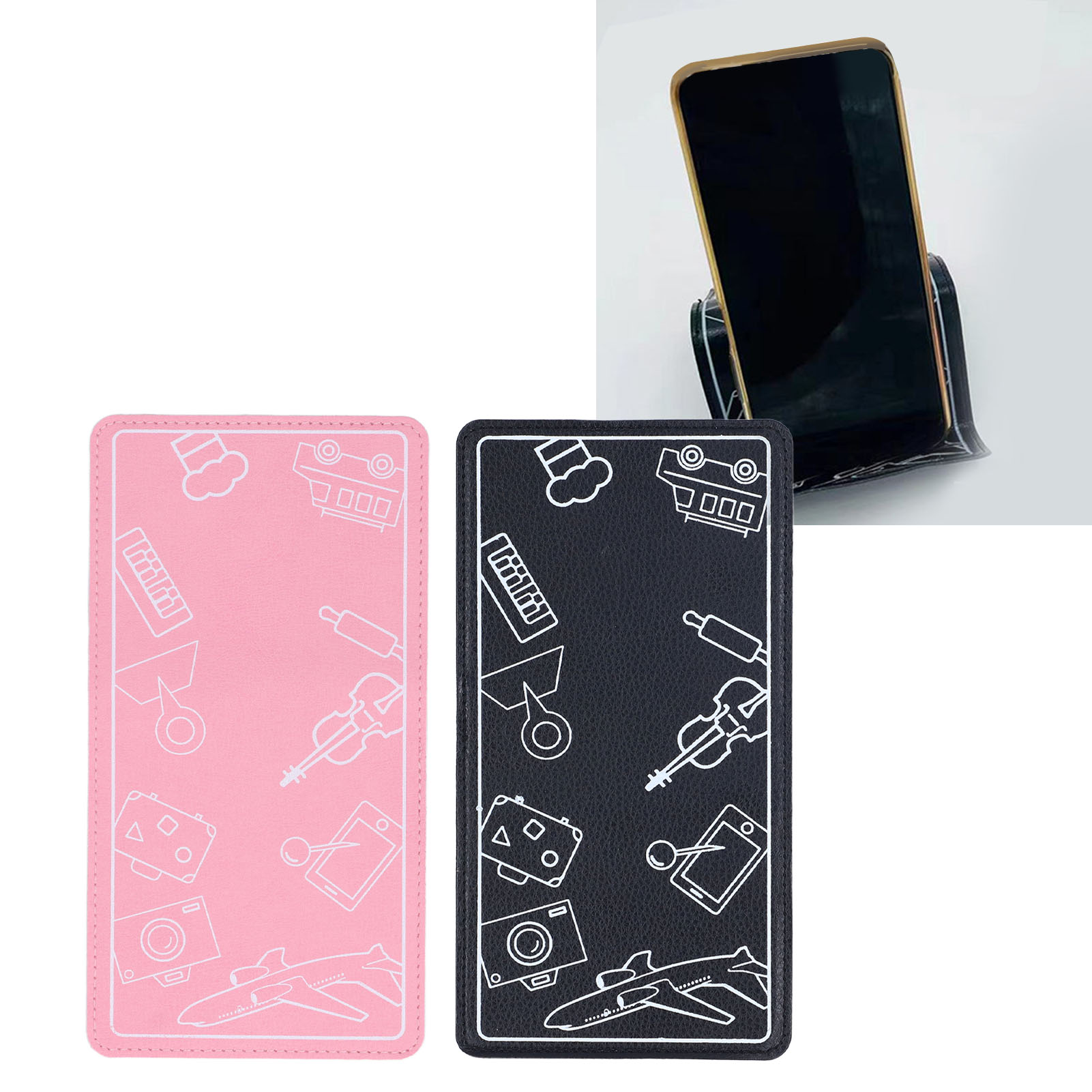 Airplane Phone Holder Flexible Portable Tablet Cell Phone Stand For Travel - Zdjęcie 27 z 28