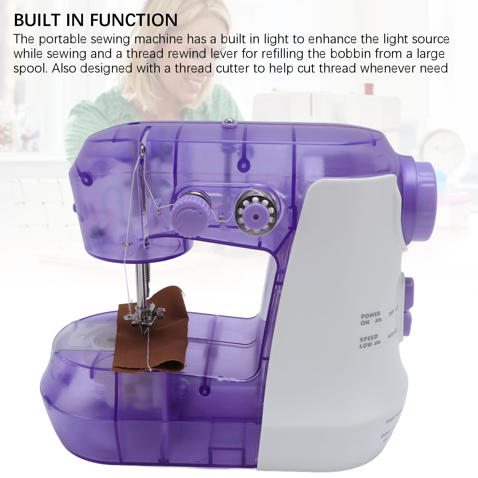Small Sewing Machine For Beginners Table Electric Mini For Travel School Hot - Bild 30 von 30