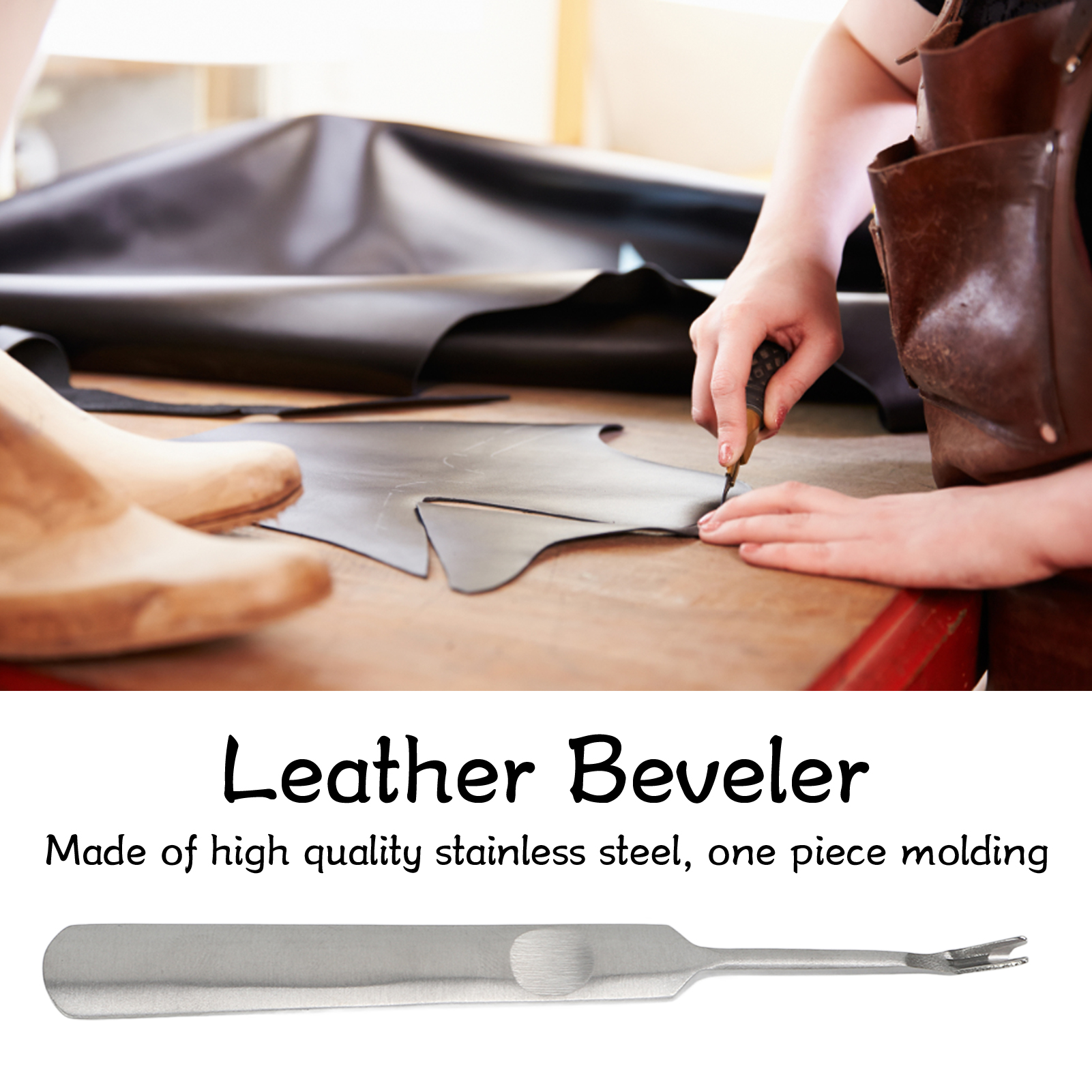 (Type 95V)Smoothing Leather Edge Leather Grooving Sander DIY Leather