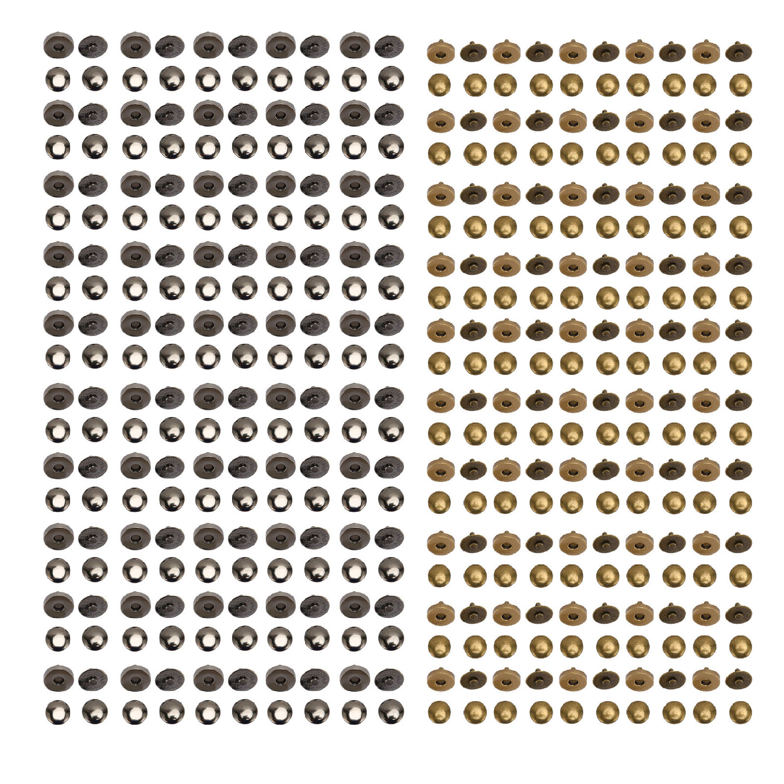 50 Sets Magnetic Snap Buttons 14x4mm Alloy Magnetic Button Clasp Snaps Kit New - Picture 30 of 30