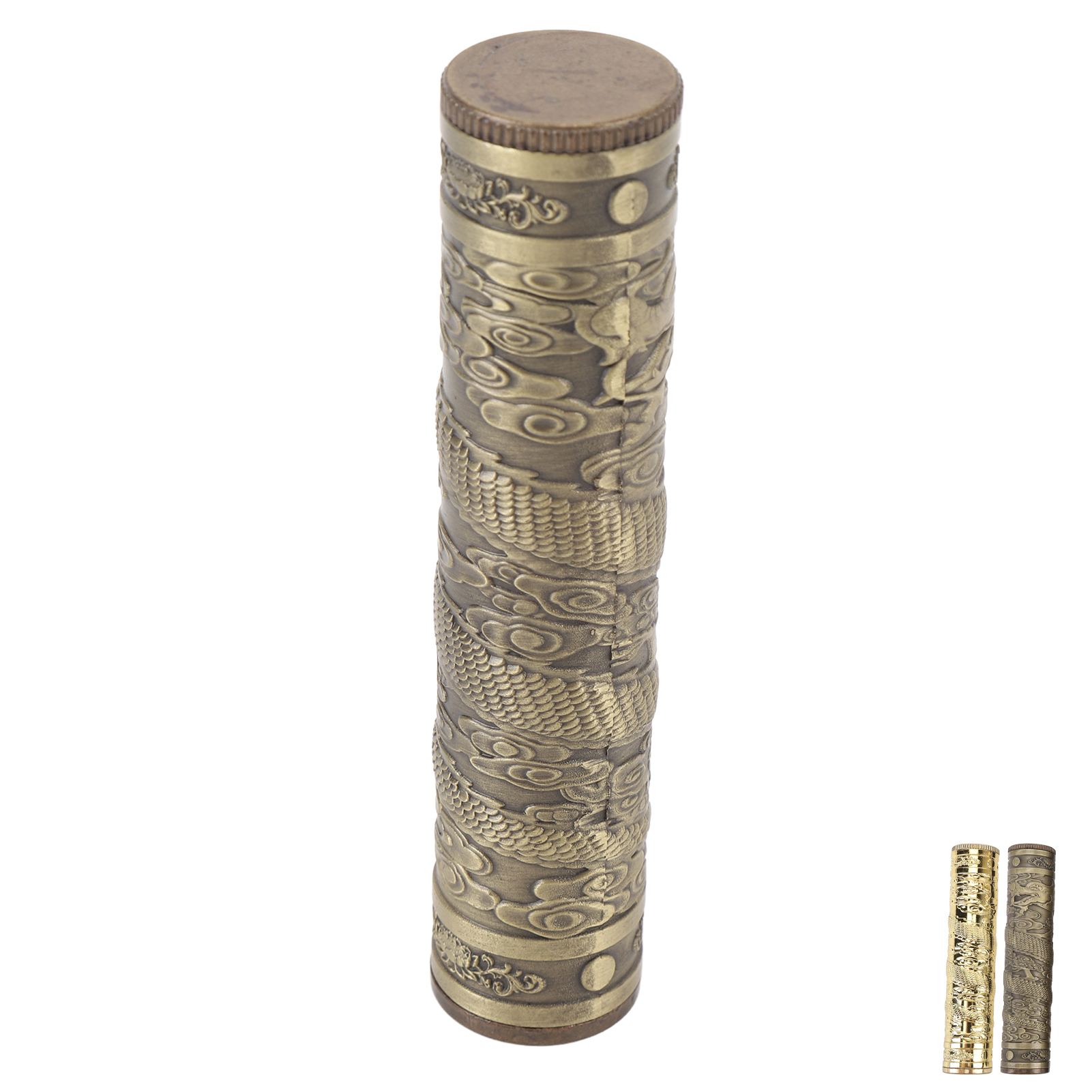 Metal Tube Container Embossed Pattern Water Proof Sealed Storage Tube - Picture 28 of 29