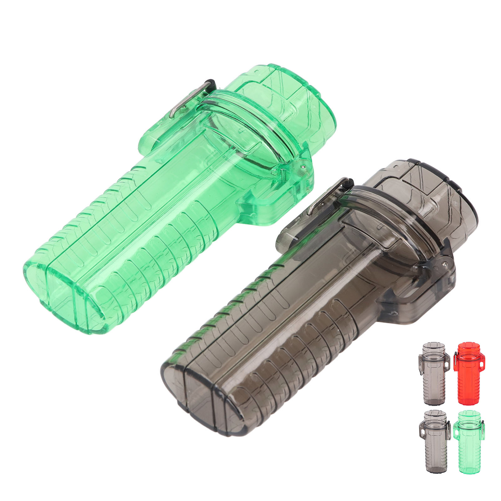 2Pcs Camping Plastic Water Proof Pocket Storage Tube Organizer Holder Container - Picture 28 of 28