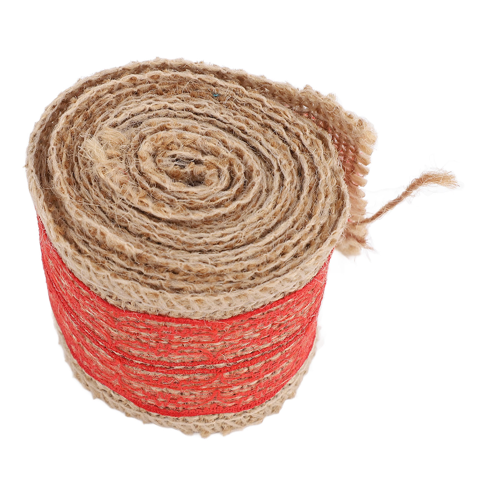 5 Rollen Sackleinen Spitzenband Deko Jute Sackleinen Band Rolle zum Basteln - Bild 28 von 30