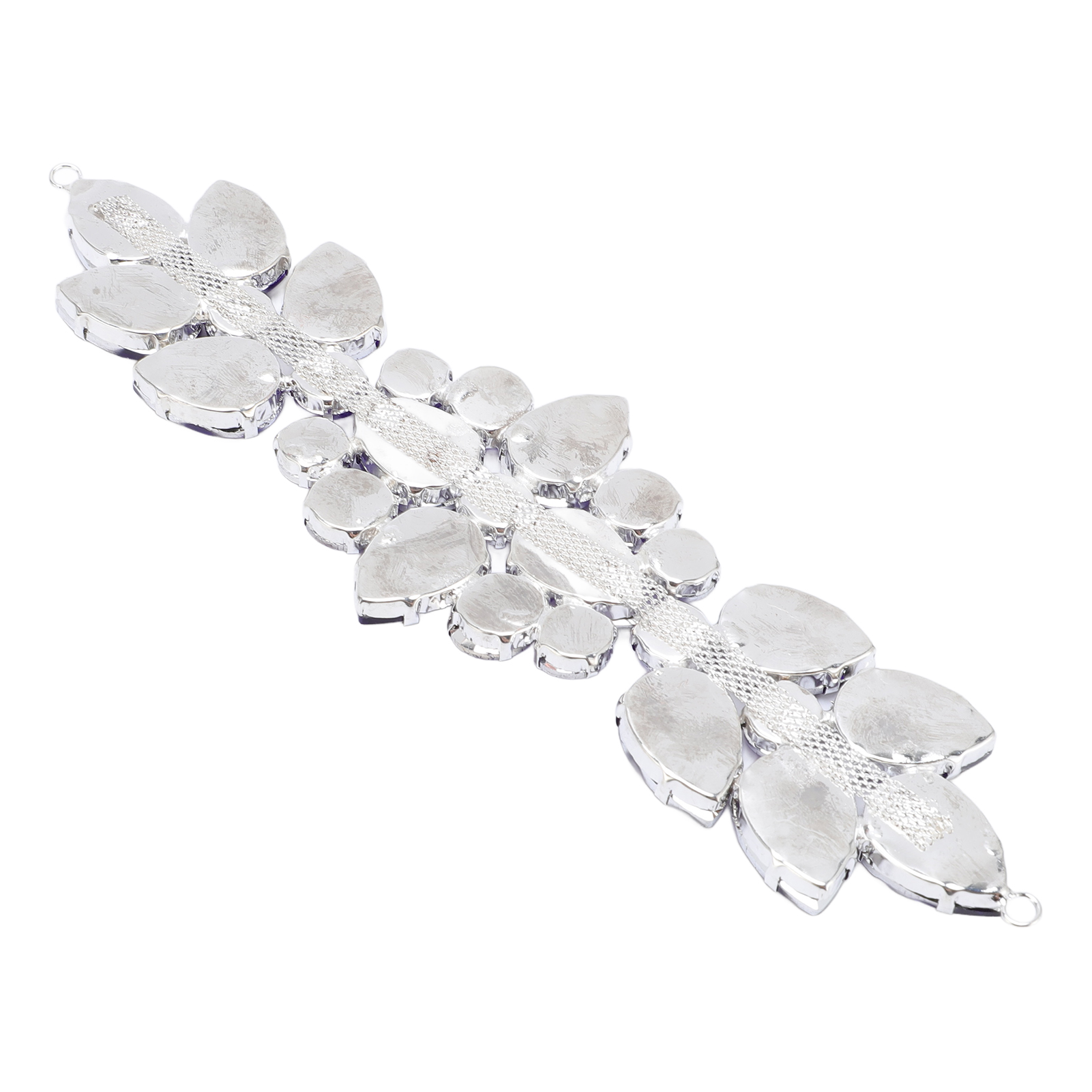 Crystal Glass Rhinestone Applique Exquisite Dazzling Flower Glass Rhinestone - Picture 17 of 18