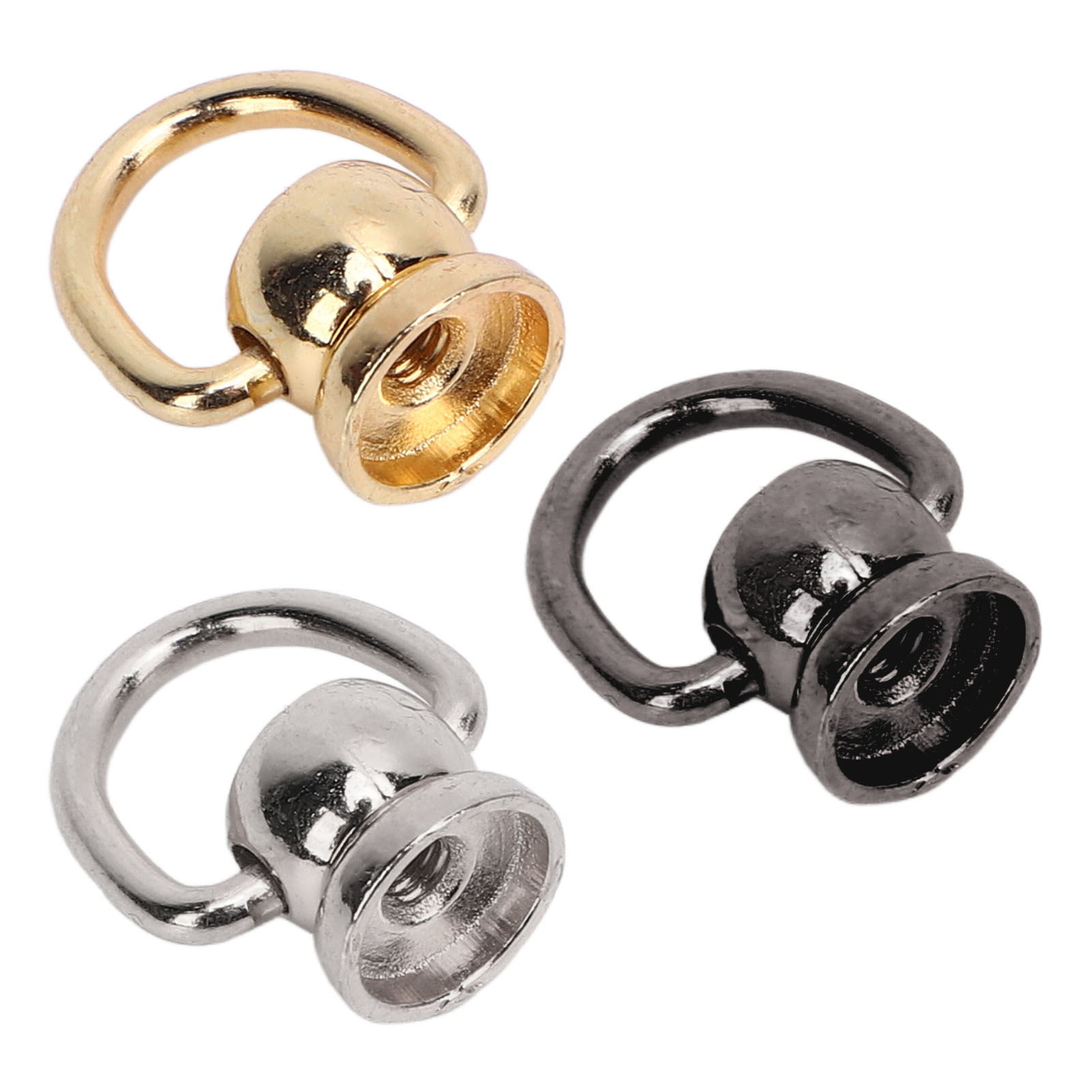 50 Sets Pull Ring Rivets Zinc Alloy Electroplating Multifunctional Screwback - Picture 27 of 32