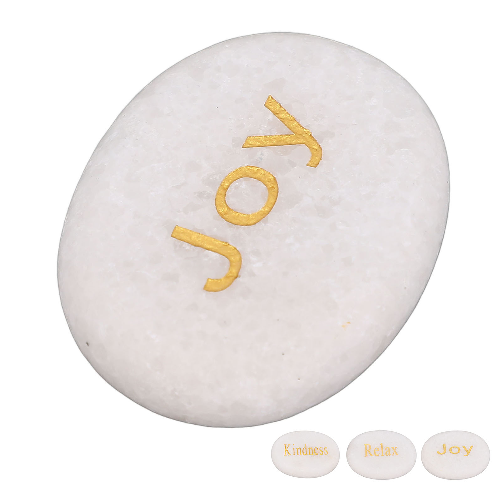 Inspirational Stone Engraved Letters Marble Stone Encouragement Decor Gift - Picture 27 of 32