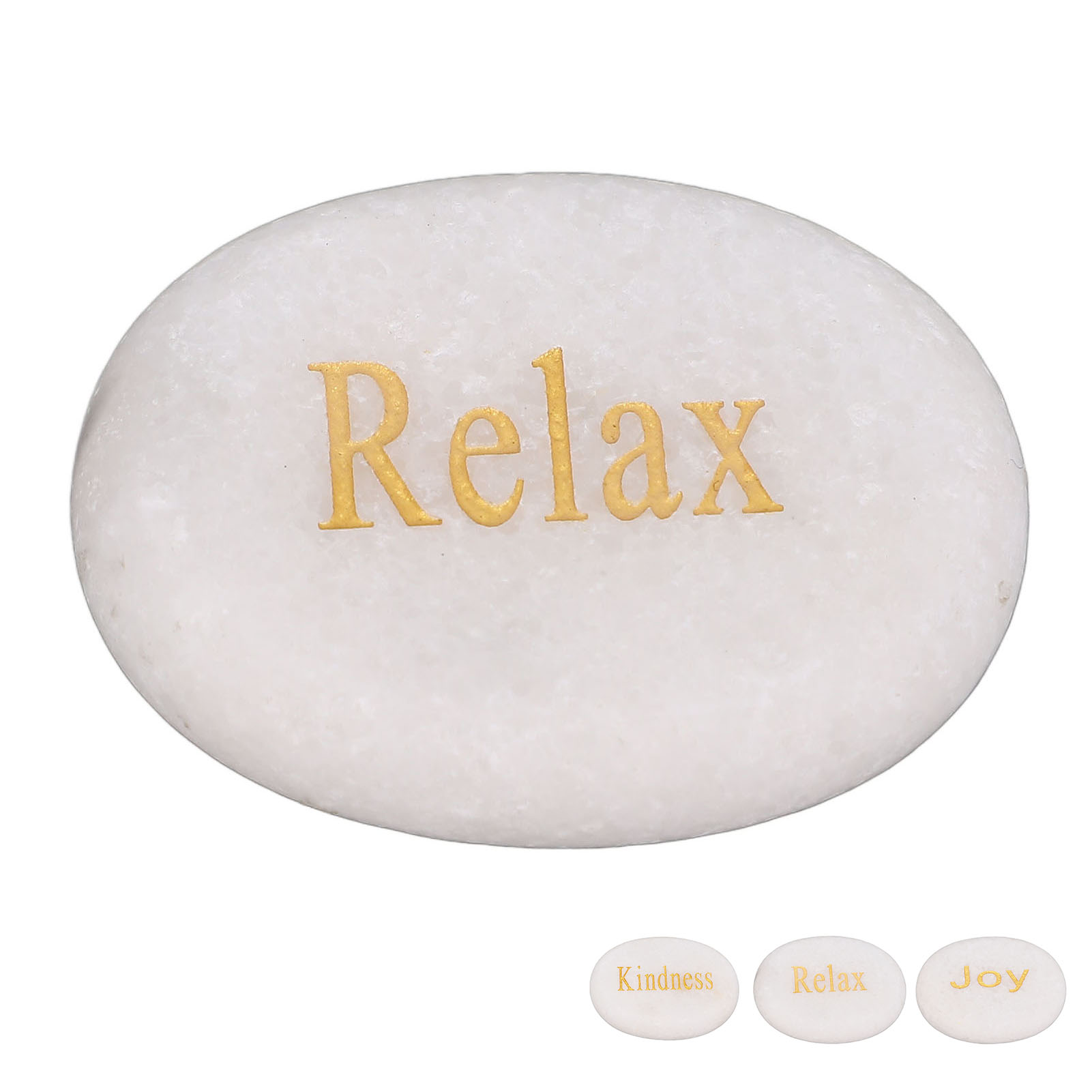 Inspirational Stone Engraved Letters Marble Stone Encouragement Decor Gift - Picture 30 of 32