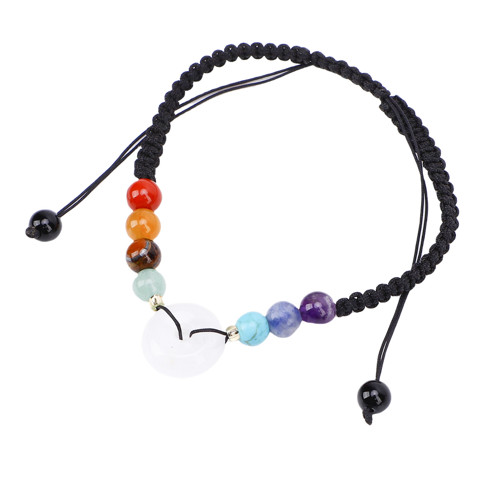 Kristall Stein Armband handgefertigt geflochtenes Seil Damen Perlenarmband - Bild 32 von 32