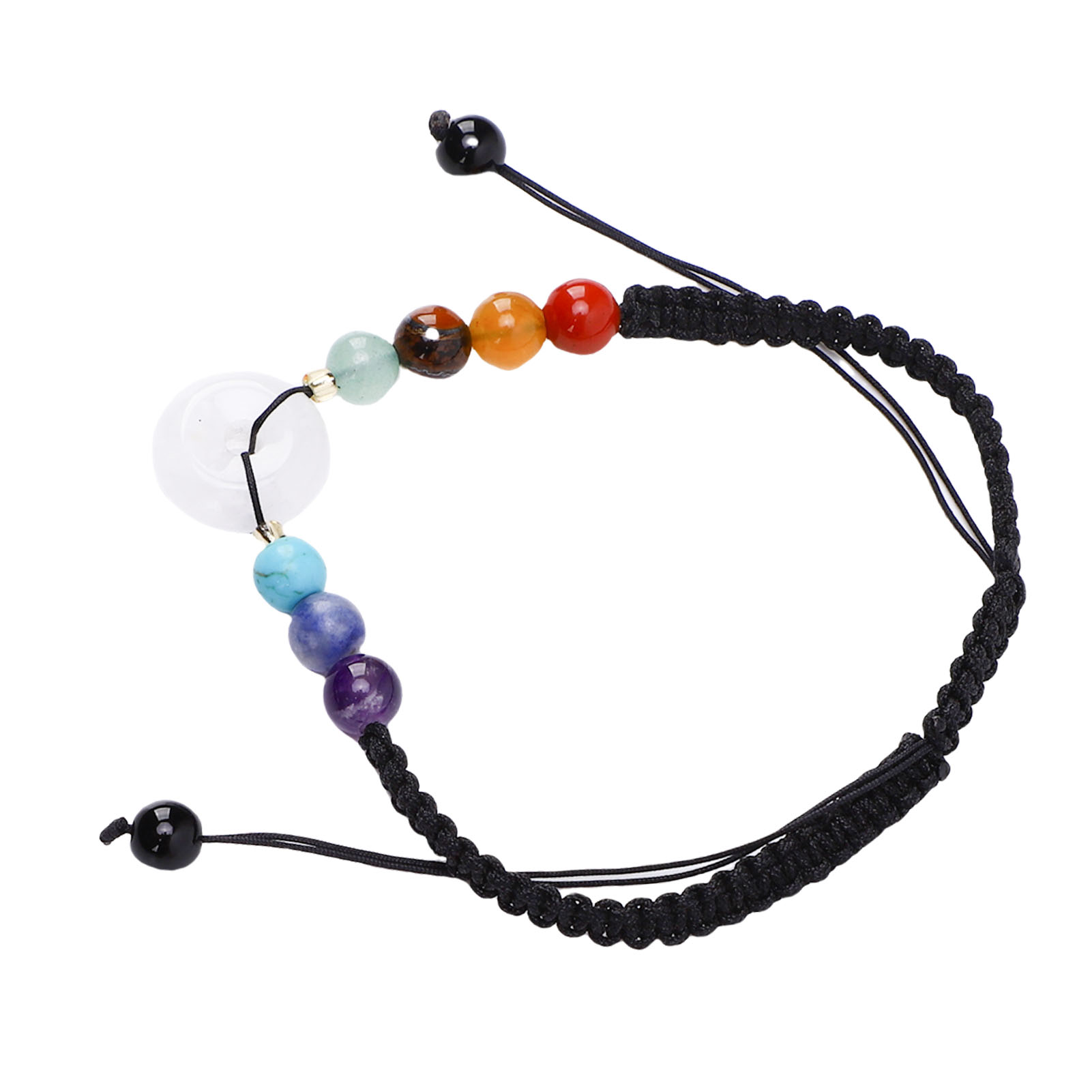 Kristall Stein Armband handgefertigt geflochtenes Seil Damen Perlenarmband - Bild 30 von 32