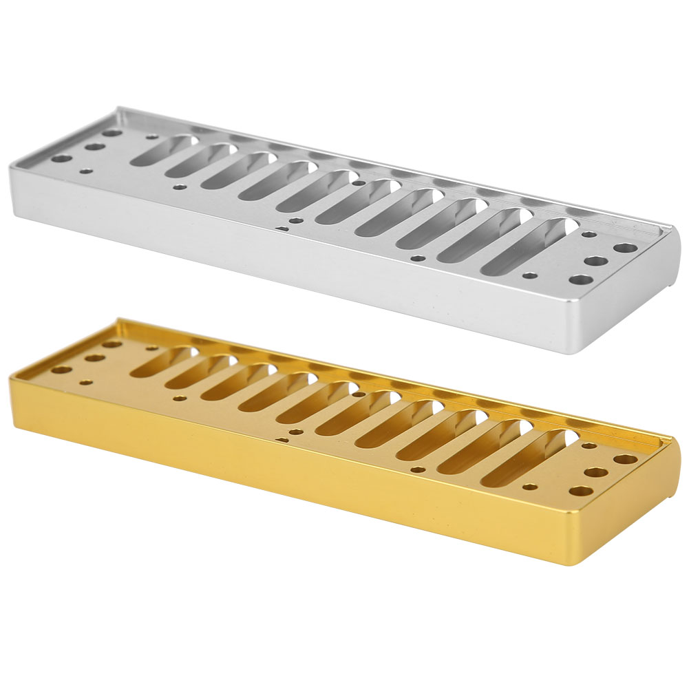 Harmonica Comb 10‑Hole Blues Harp Comb Part For SP20 Aluminum Alloy H HR6 - Picture 8 of 13