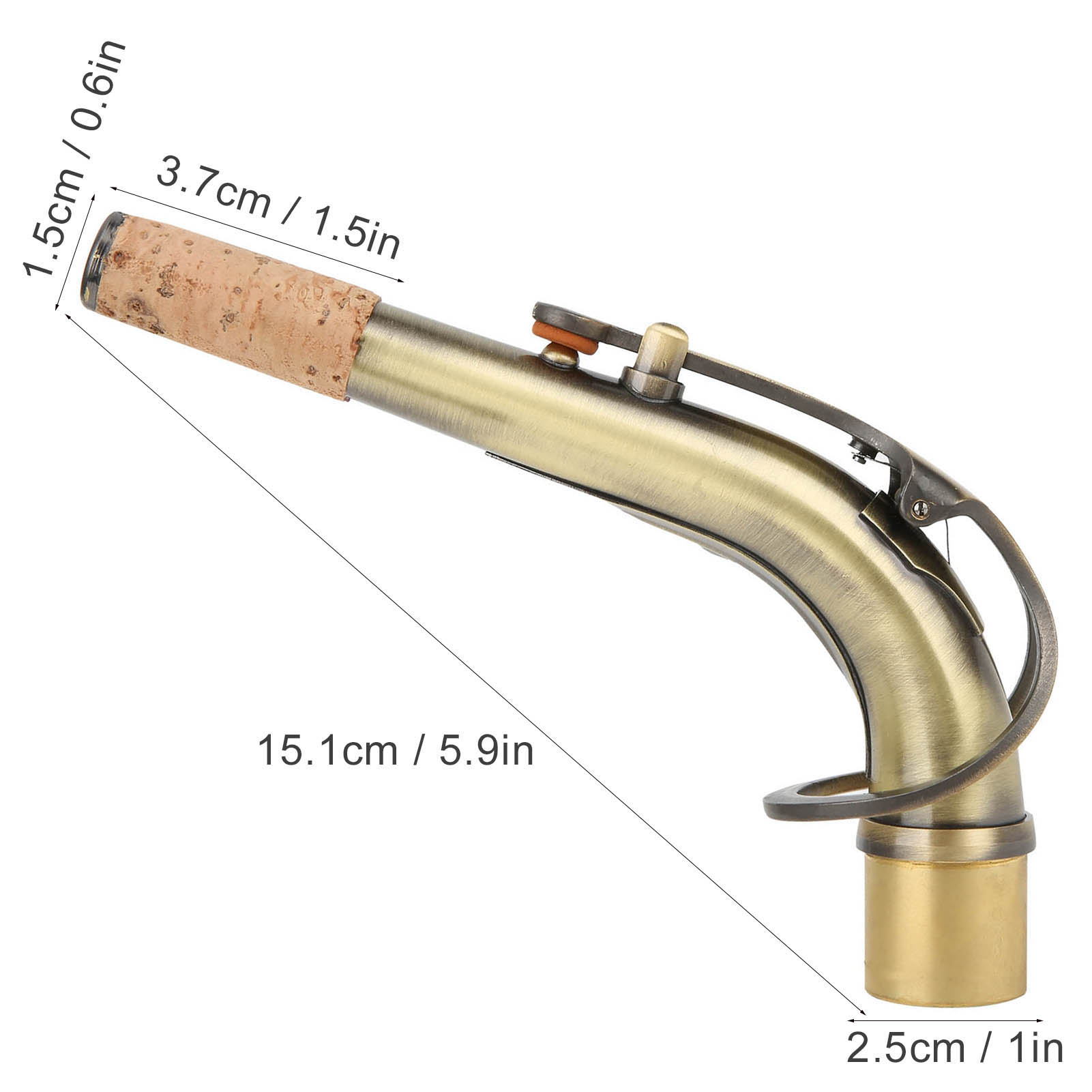 Saxophone Neck Brass for Alto Sax Bend Tube Musical Instrument Accessories