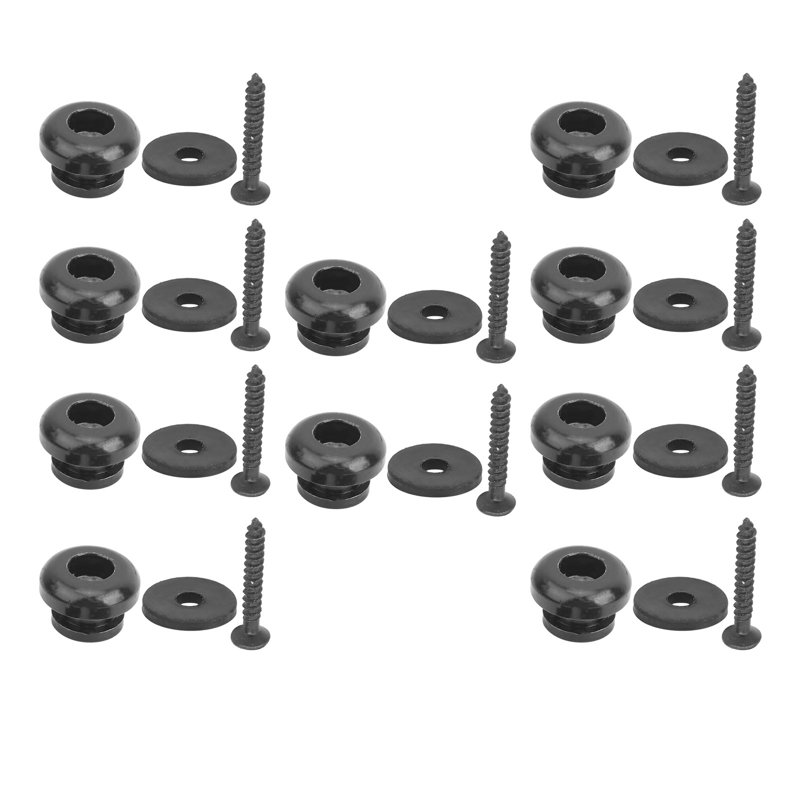 5 Set Guitar Strap Lock End Pins For Bass Ukulele Musical Instrument Peripheral
