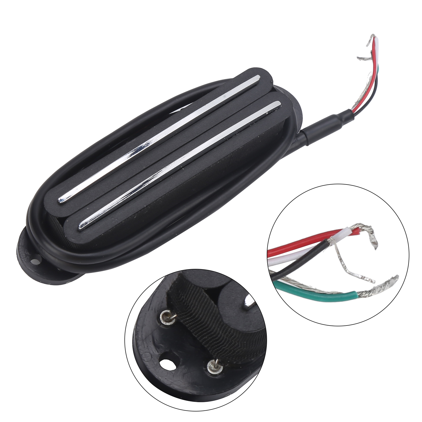 11K Dual Hot Rail Humbucker Pickup Ceramic Magnet ABS Electric Guitar Access WYD - Picture 27 of 34