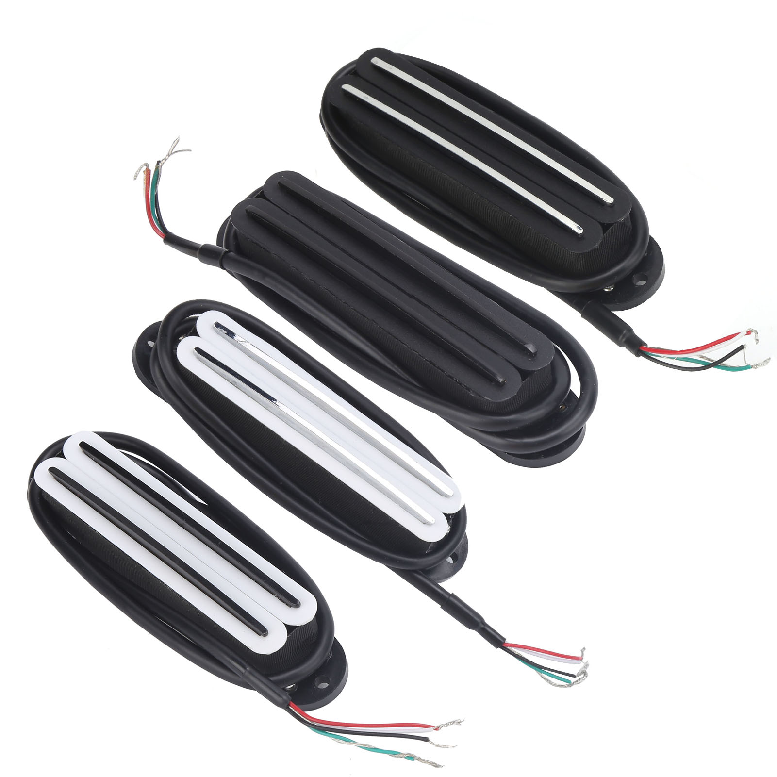 11K Dual Hot Rail Humbucker Pickup Ceramic Magnet ABS Electric Guitar Access WYD - Picture 32 of 34