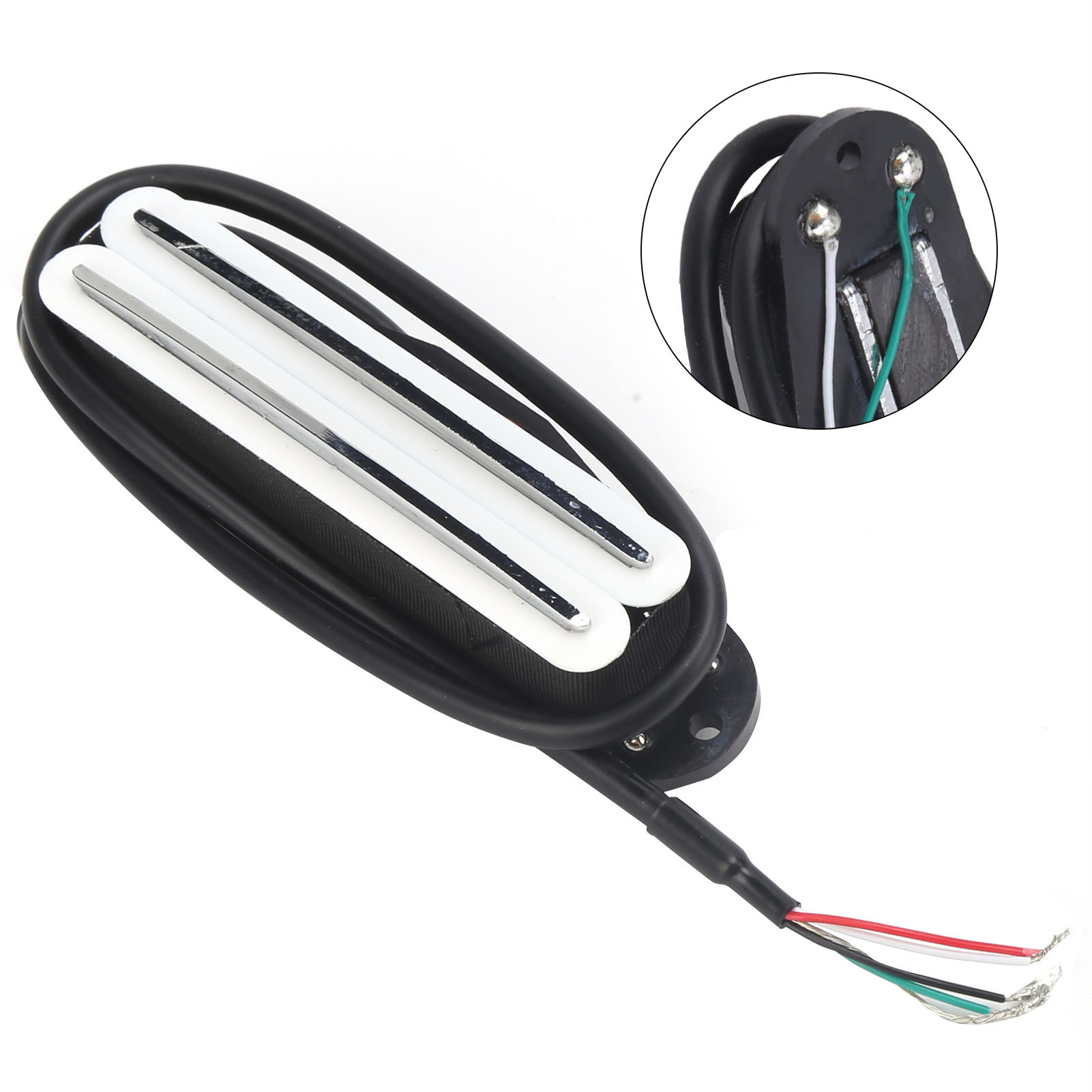 11K Dual Hot Rail Humbucker Pickup Ceramic Magnet ABS Electric Guitar Access WYD - Picture 23 of 34