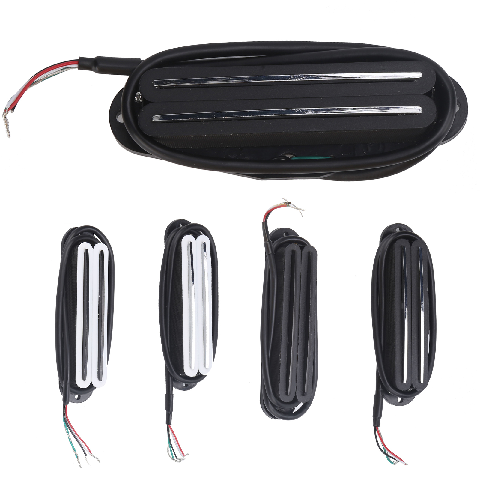 11K Dual Hot Rail Humbucker Pickup Ceramic Magnet ABS Electric Guitar Access WYD - Picture 30 of 34