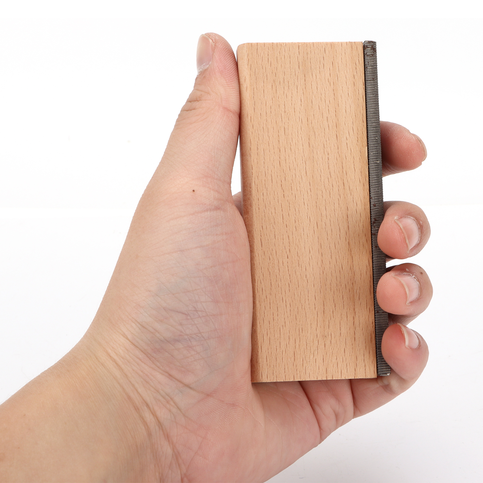 Blocco levigatura chitarra portatile acero metallo tasto livellamento strumento modellante Burr Re CHU - Foto 8 di 22