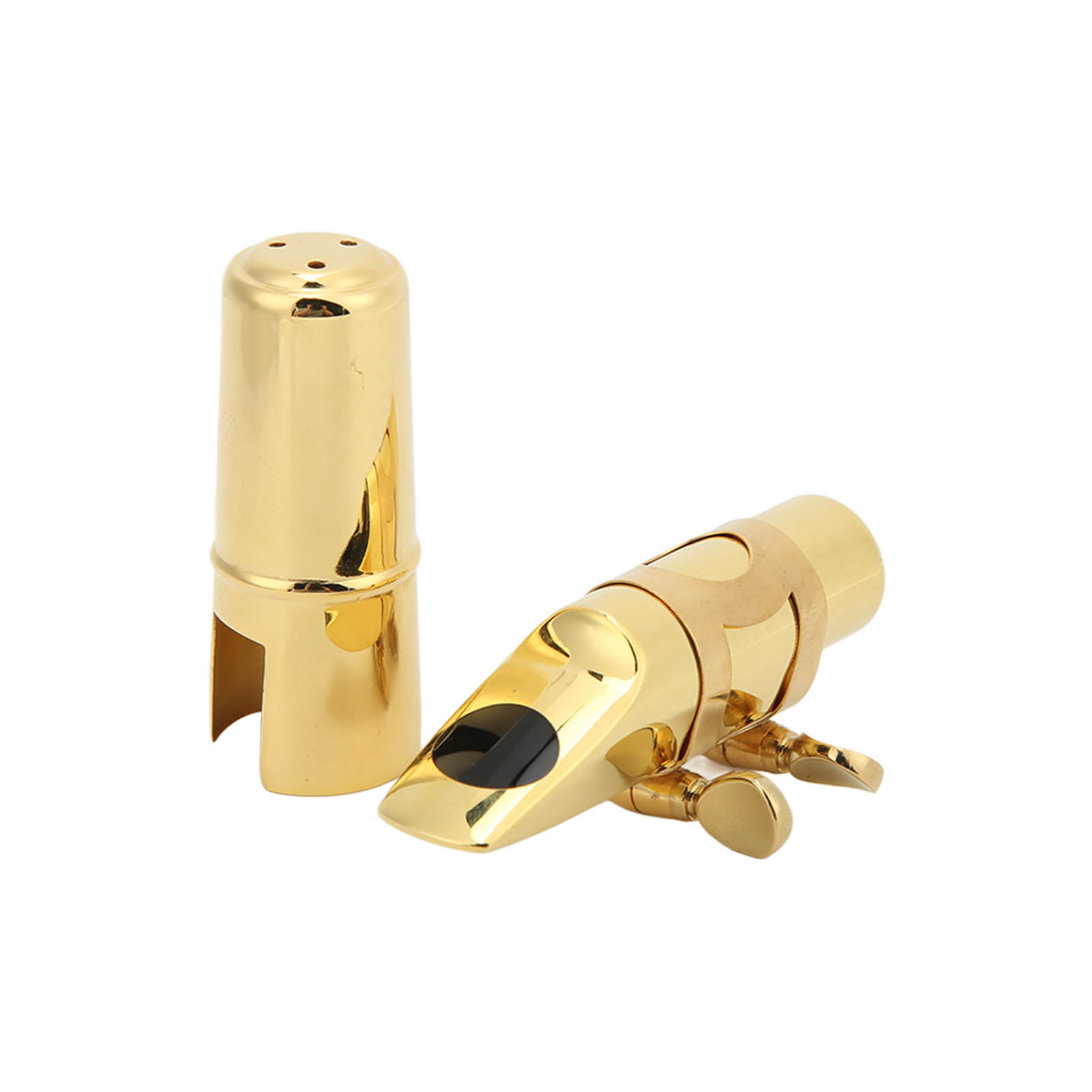 Saxophon Mundstück Kit Metall Für Althorn Alto Sax Mit Cap Kissen Instrument CUB - Bild 23 von 28