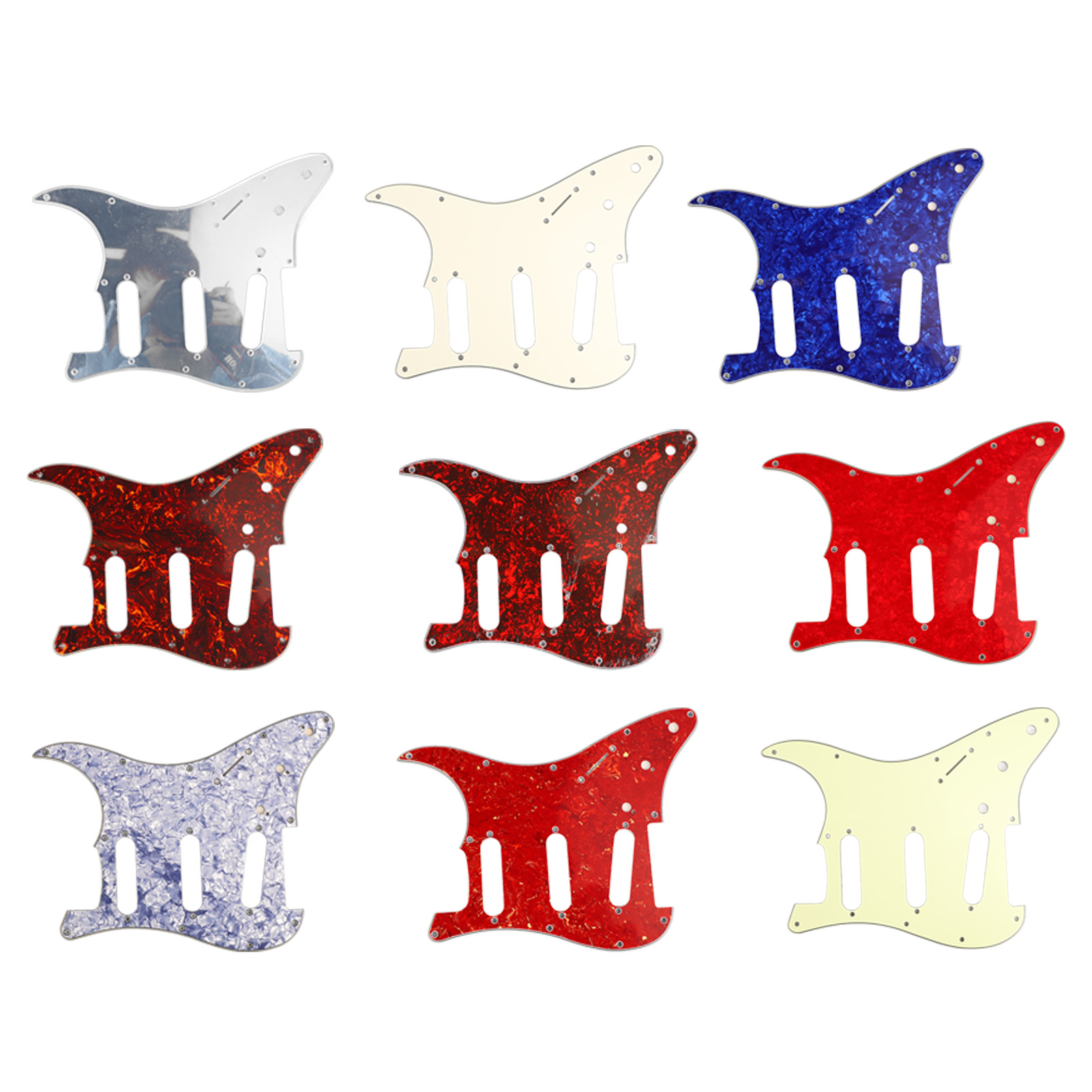 Guitar Pickguard Replacement Aluminum Foil Shielding PVC Scratch Protection WYD - Picture 24 of 46