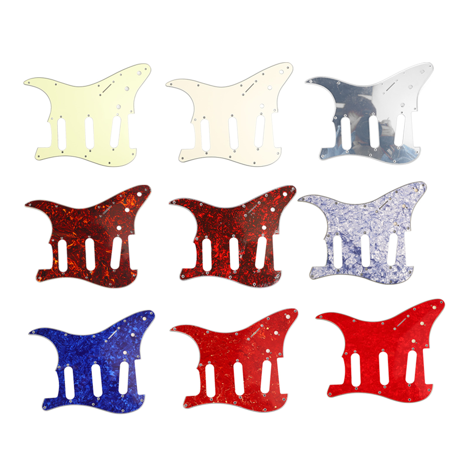 Guitar Pickguard Replacement Aluminum Foil Shielding PVC Scratch Protection WYD - Picture 37 of 46