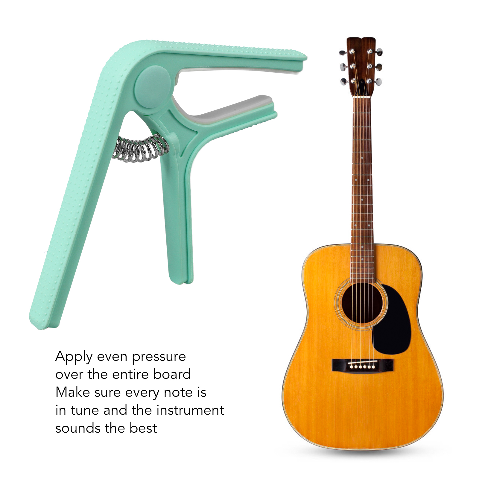 Guitar Capo Clip Clamp With Non Slip Point Universal Great Protection Ukulel GEV - Picture 20 of 24