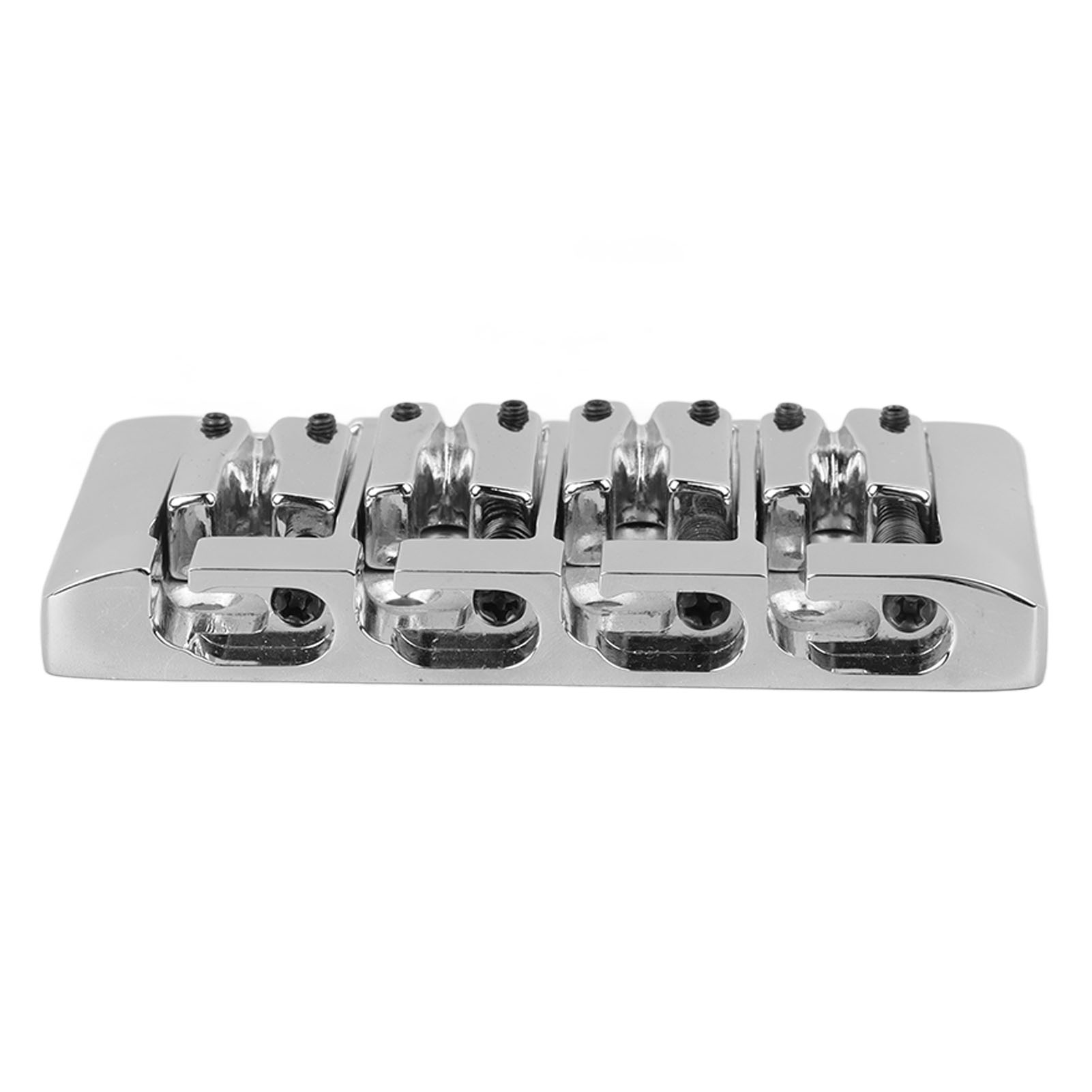 L Shaped Bass Bridge 4 String High Mass Metal Electric Bass Bridge Accessory HR6 - Picture 27 of 30