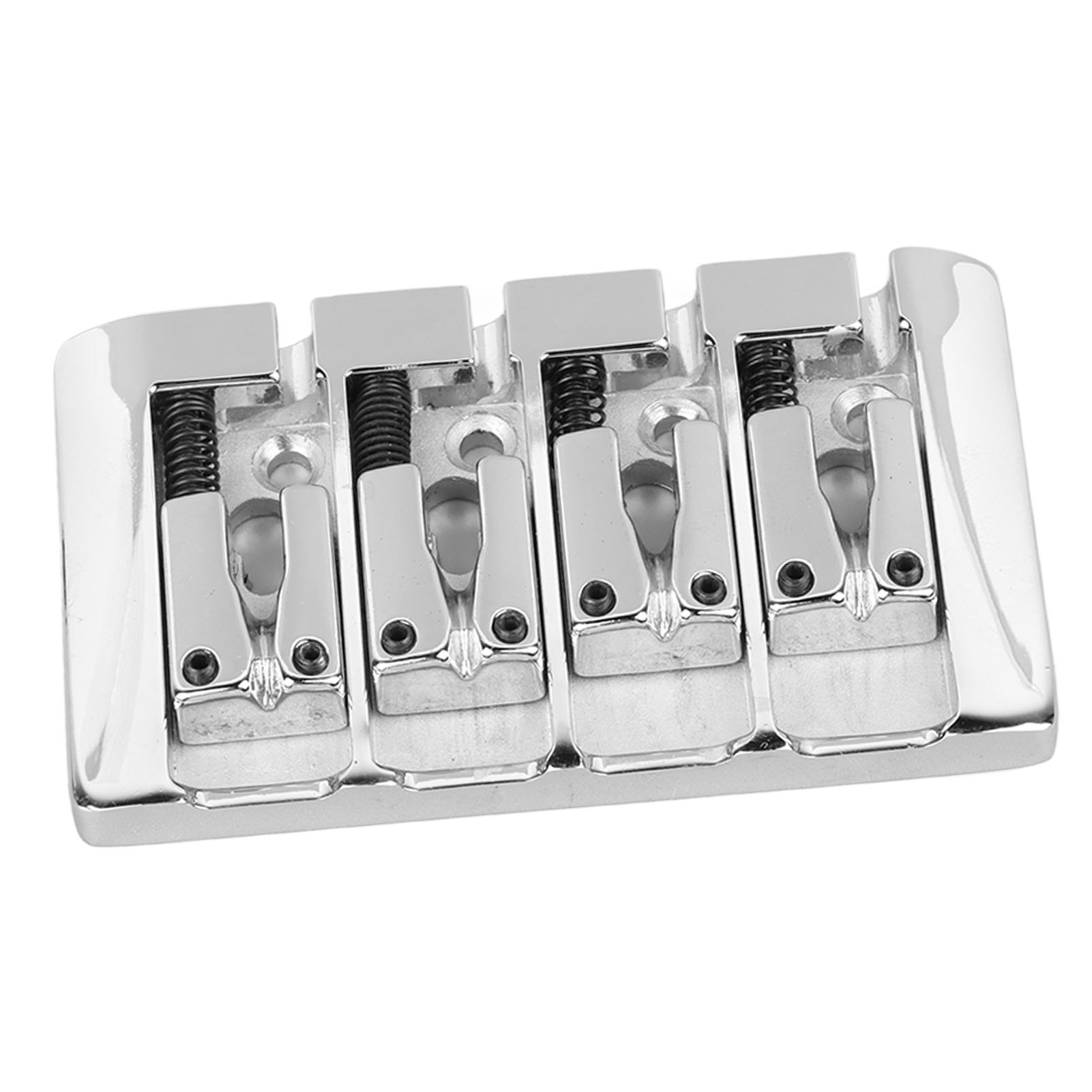 L Shaped Bass Bridge 4 String High Mass Metal Electric Bass Bridge Accessory HR6 - Picture 26 of 30