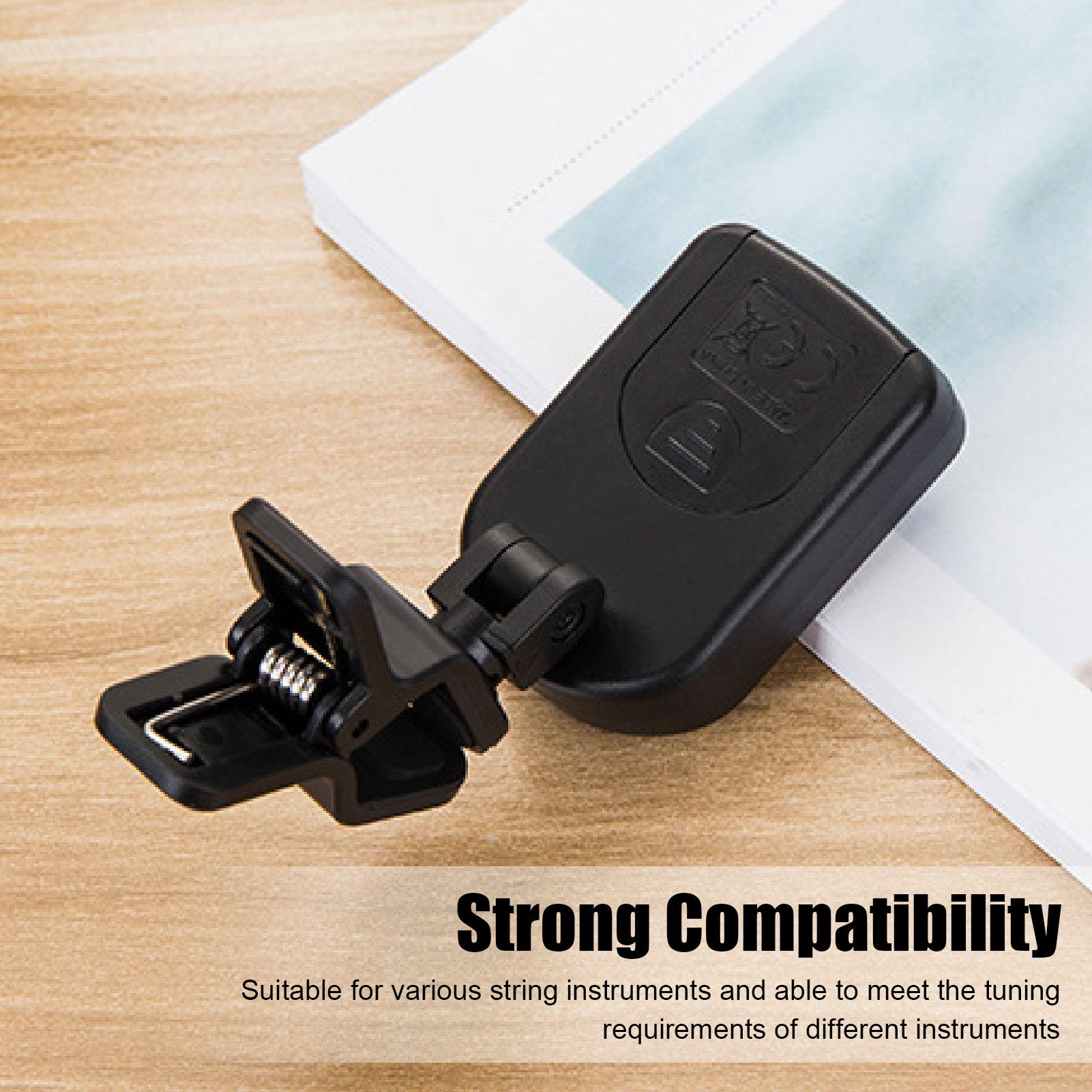 Digital Electronic Tuner Multifunctional High Accuracy Clip On String Instru EUJ