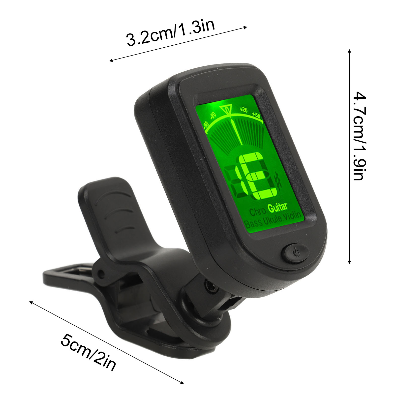 Digital Electronic Tuner Multifunctional High Accuracy Clip On String Instru DGD