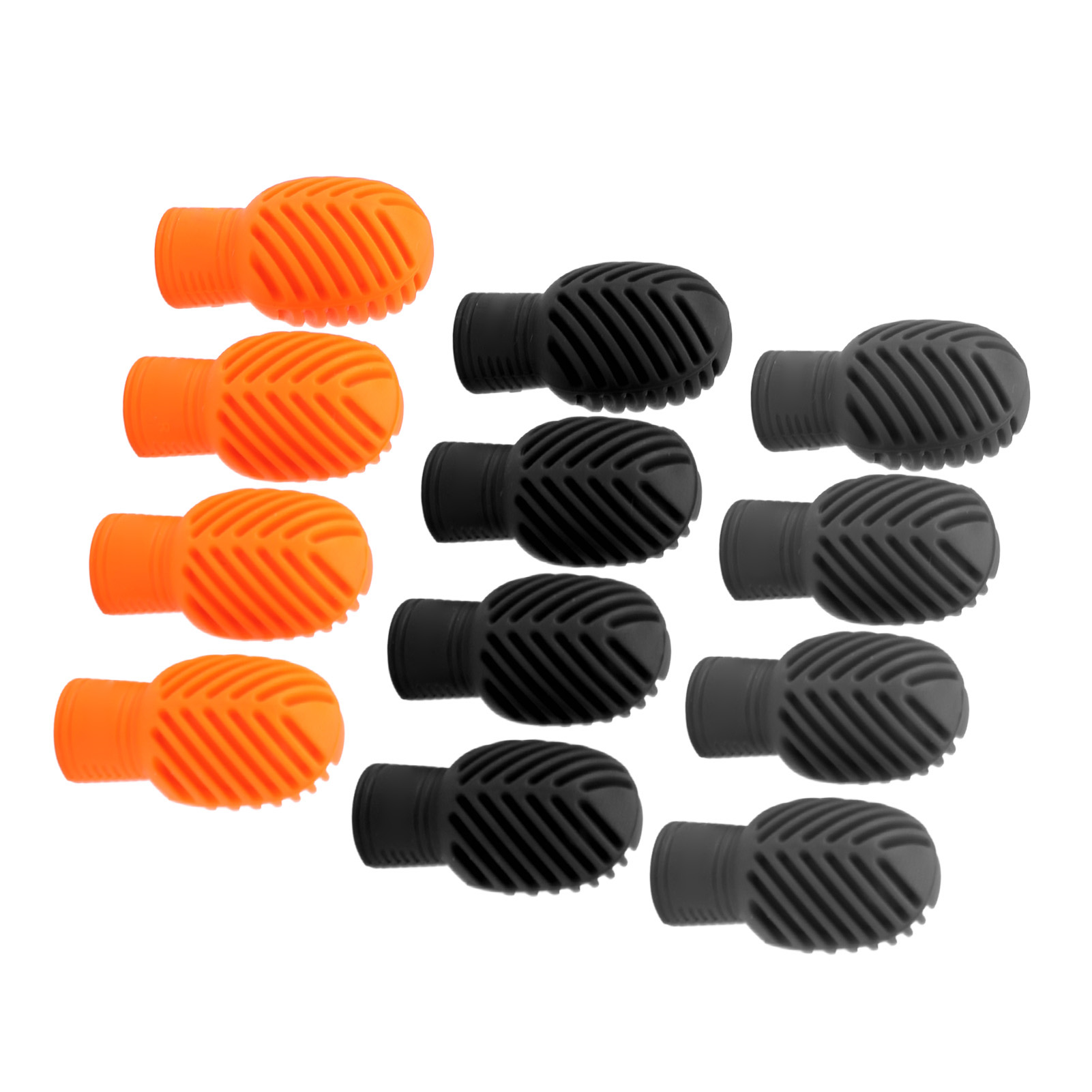 4PCS Bacchetta Silenziosa Pratica Punta Silicone Elasticizzabile Drum Practice - Foto 25 di 32