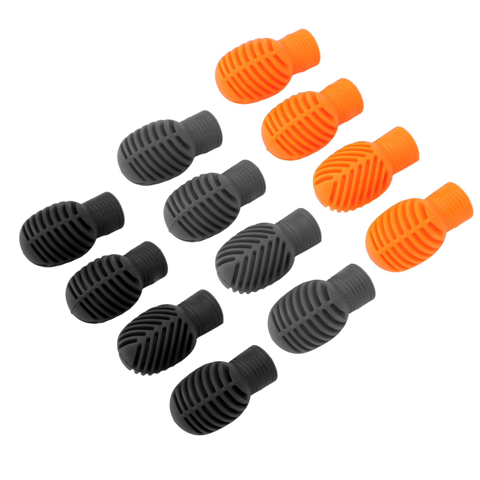4PCS Bacchetta Silenziosa Pratica Punta Silicone Elasticizzabile Drum Practice - Foto 24 di 32