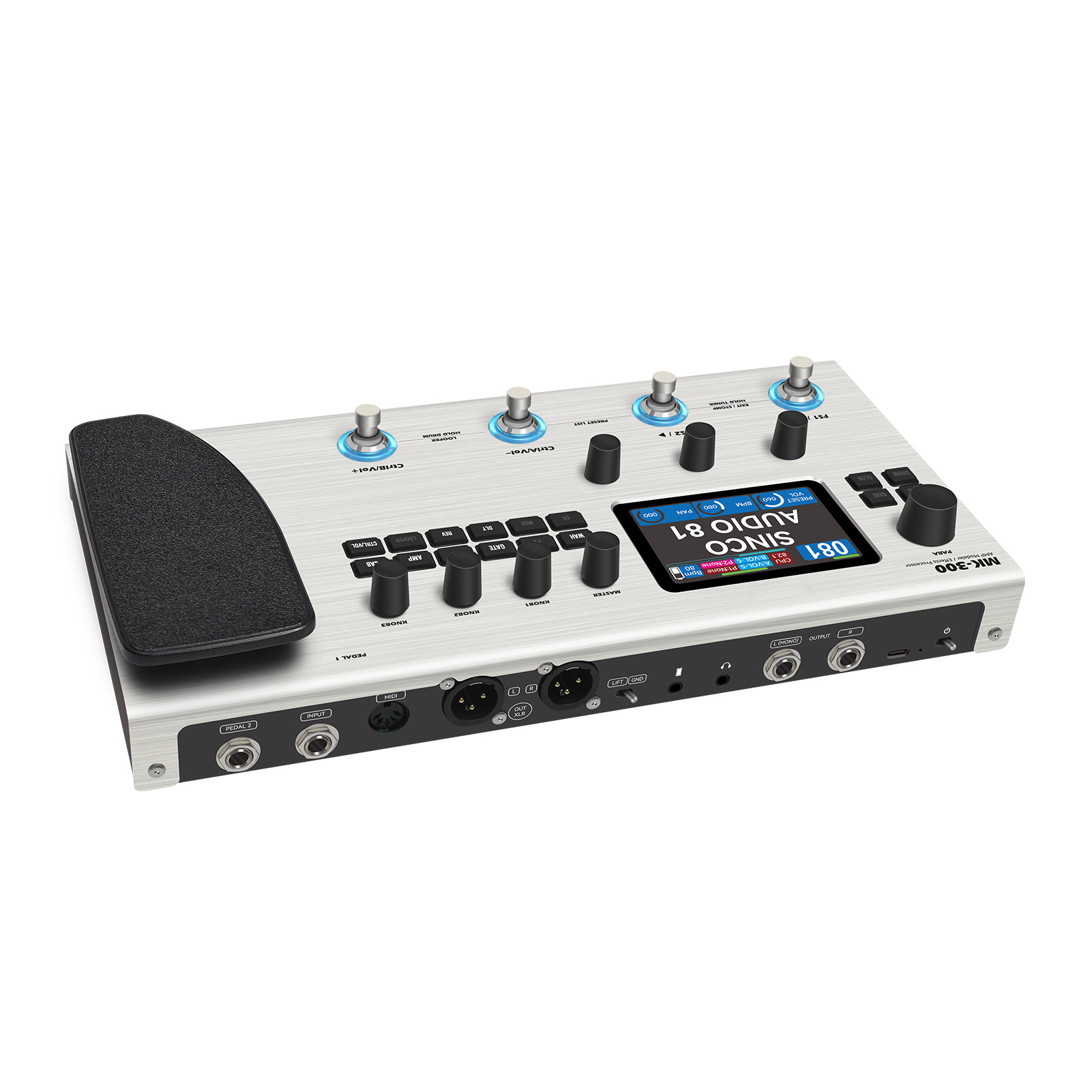 M-VAVE MK-300 Guitar Bass AMP Modeler & Effects Processor W/ 320+ M-VAVE MK-300 Guitar Bass AMP Modeler & Effects Processor W/ 320+