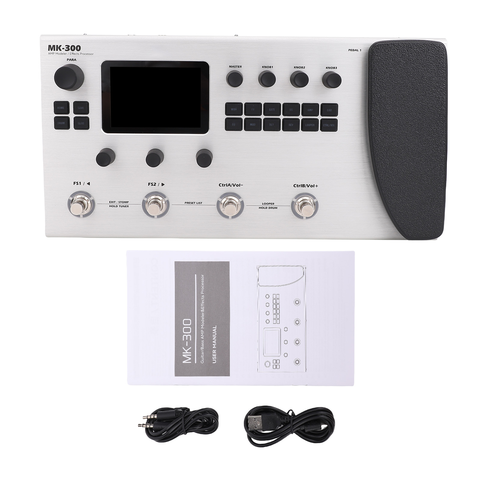 M-VAVE MK-300 Guitar Bass AMP Modeler & Effects Processor W/ 320+
