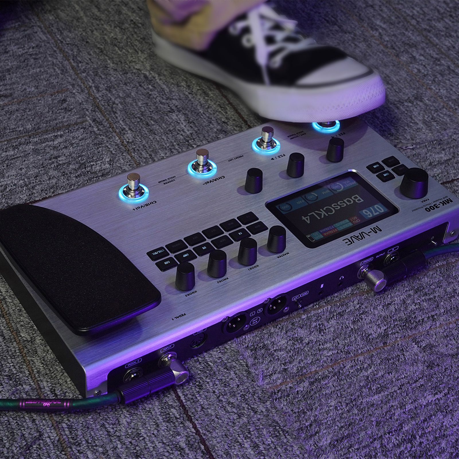 M-VAVE MK-300 Guitar Bass AMP Modeler & Effects Processor W/ 320+