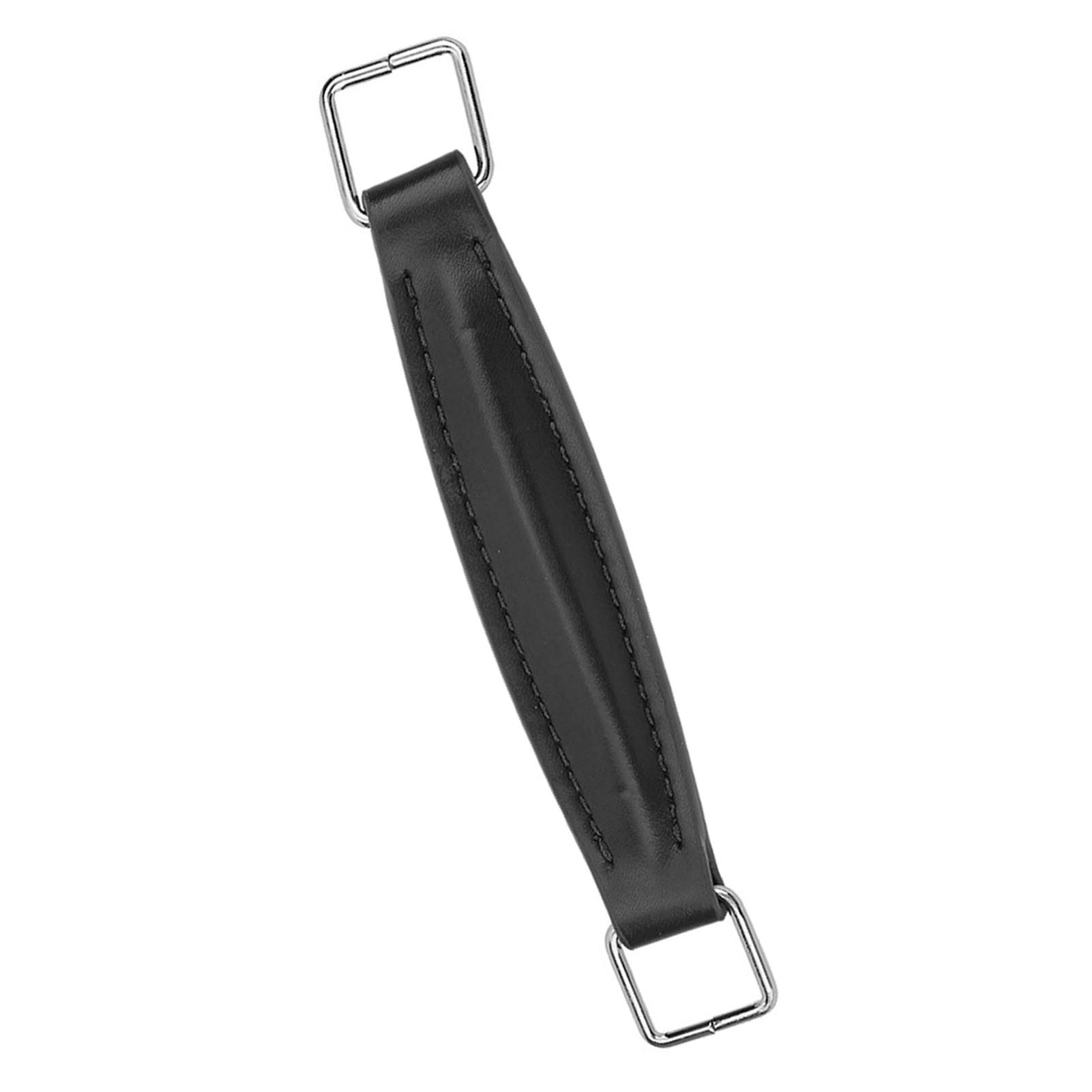 Manico Amplificatore Chitarra Pelle PU Ricambio Cinghia Manico con Viti di Montaggio - Foto 11 di 15