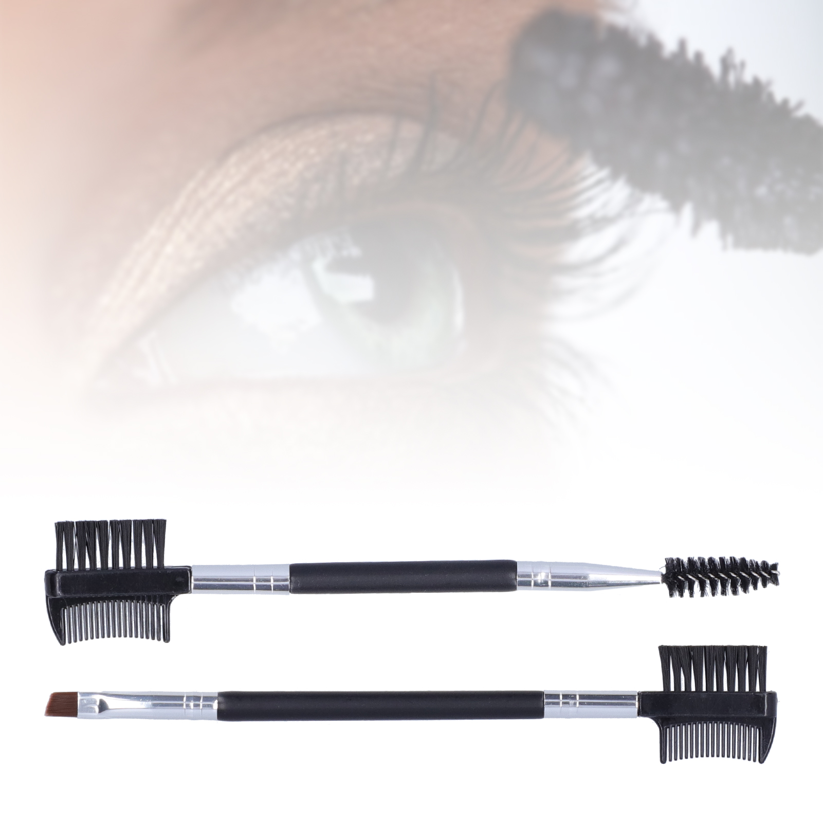 Eyebrow Eyelash Brush Shaper Double Head Eyelash Comb Eyebrow Eyelash Makeup LSO - Picture 10 of 14