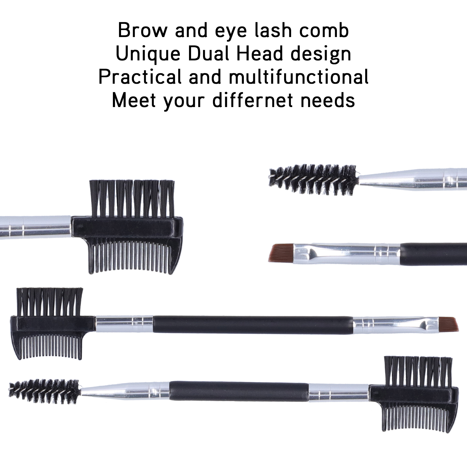 Eyebrow Eyelash Brush Shaper Double Head Eyelash Comb Eyebrow Eyelash Makeup LSO - Picture 13 of 14