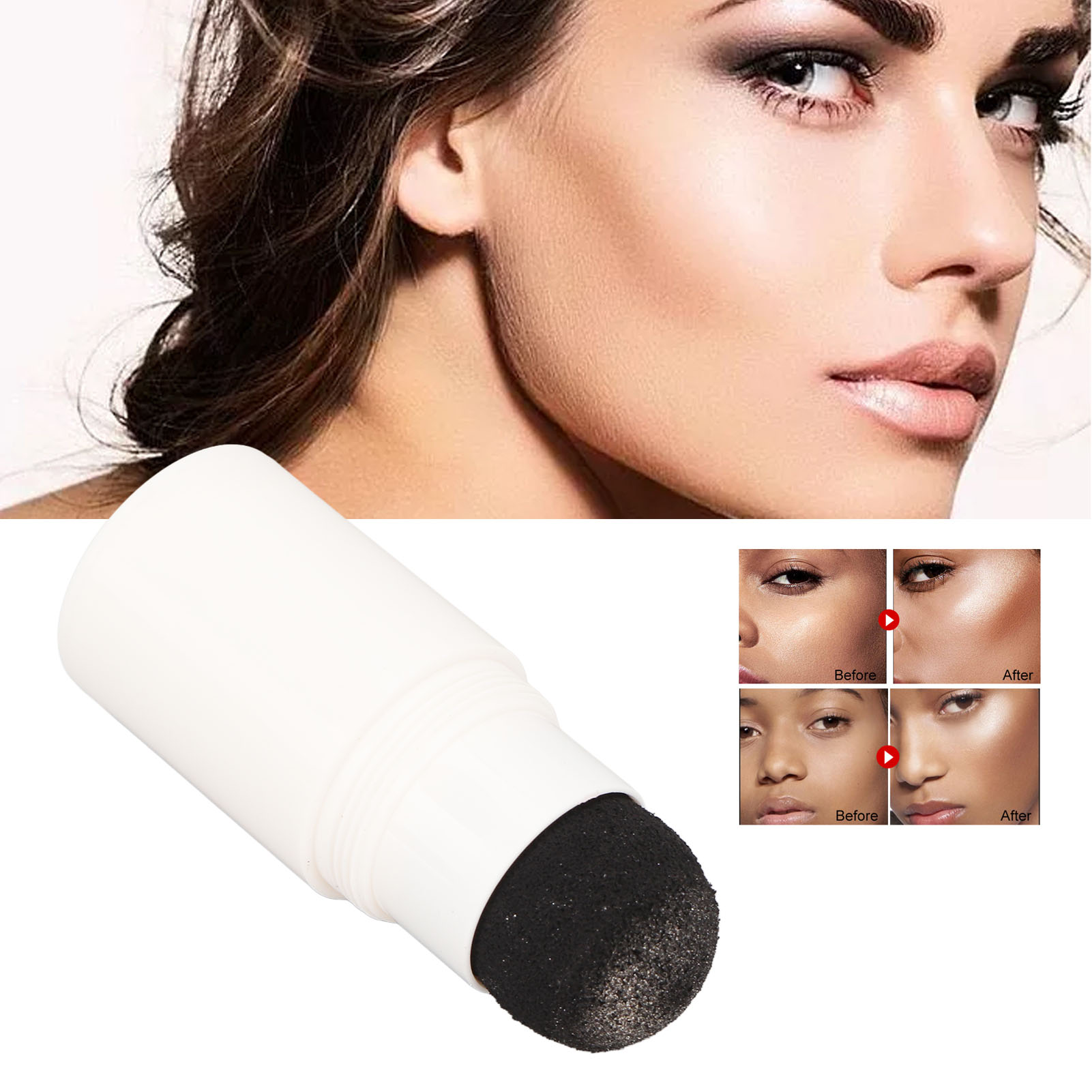 Highlighting Stick Metallic Face Contour Waterproof Moisturizing Highlighter AGS - Picture 14 of 18