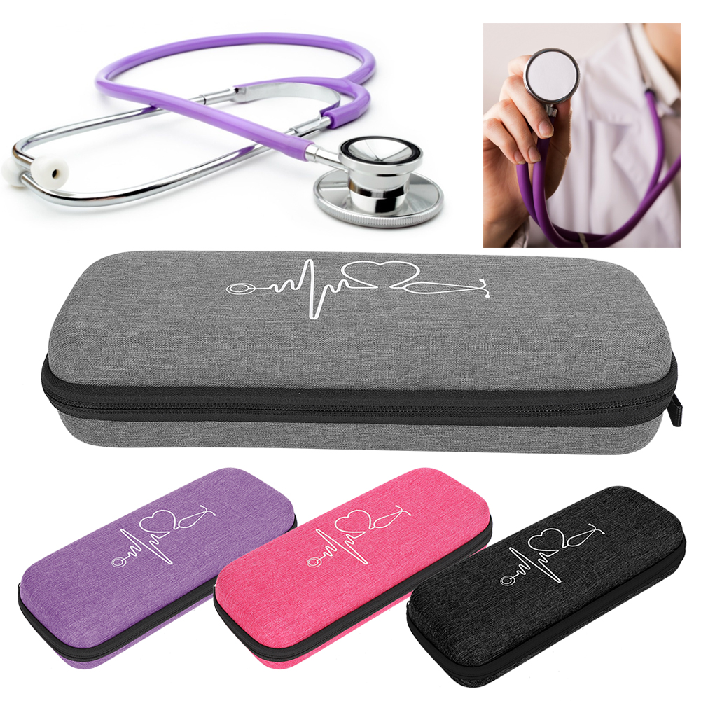Simple Shockproof Stethoscope Storage Bag EVA Portable Stethoscope Organizer OMO - Picture 12 of 16