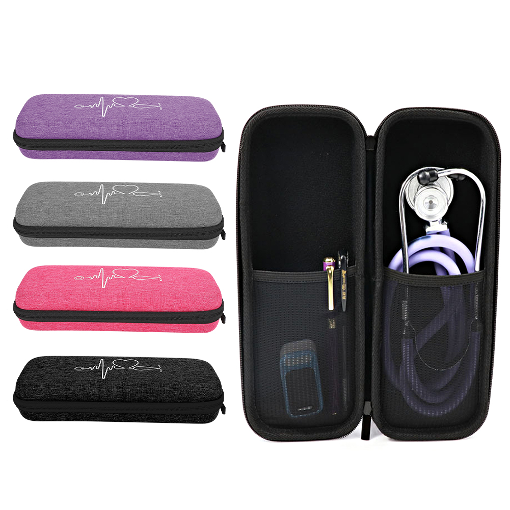 Simple Shockproof Stethoscope Storage Bag EVA Portable Stethoscope Organizer OMO - Picture 10 of 16