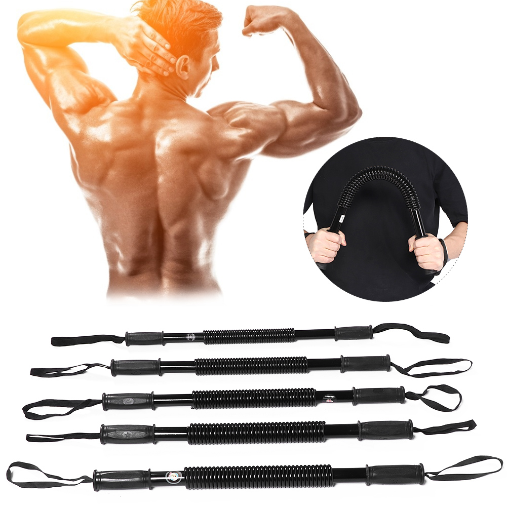 Ejercitador de potencia de brazo multifuncional entrenador muscular de fuerza de antebrazo de resorte - Imagen 18 de 25