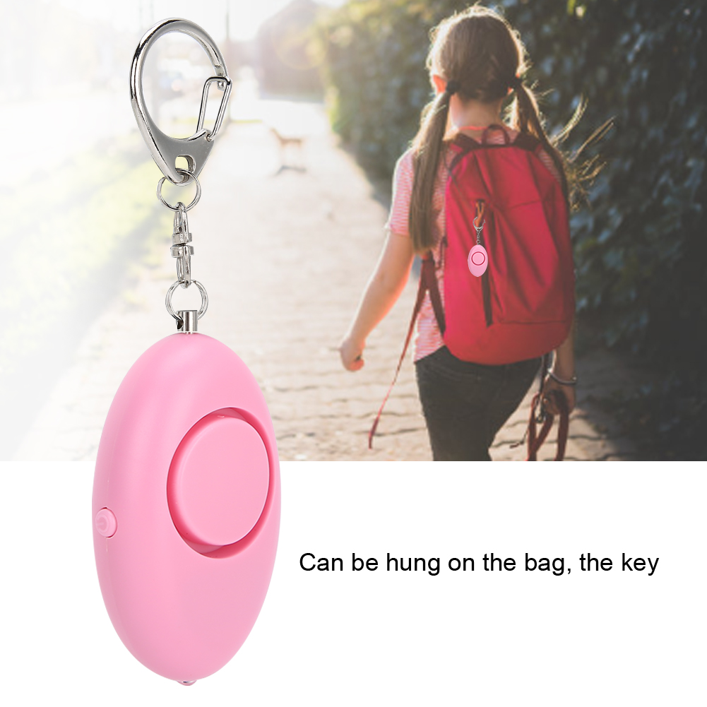 Security Alarm Key Chain Women Elderly Emergency Safety Alarm With LED Light NAU