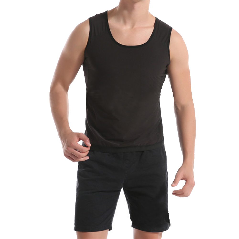 Men Male Sweat Vest Shapewear Fitness Sauna Workout Quick Dry Shapewear Vest LSO - Picture 28 of 28