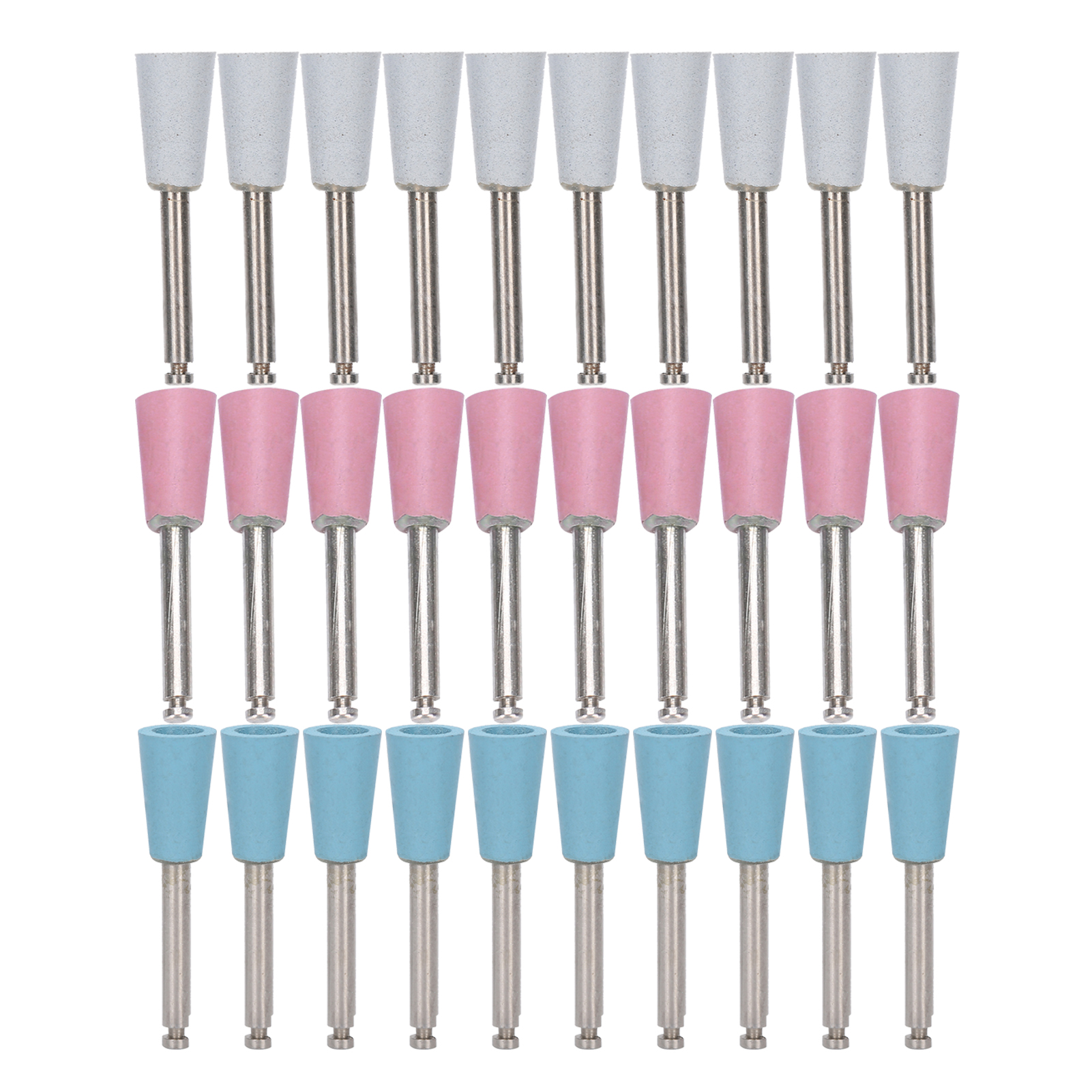 JY 10pcs Dental Polishing Burs Low Speed Dental Grinding Polisher Burs Drill Bi - Bild 21 von 24