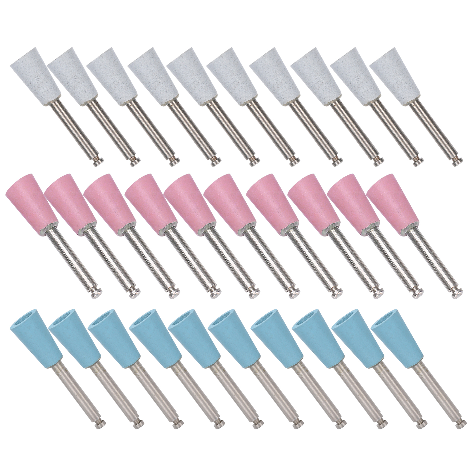 JY 10pcs Dental Polishing Burs Low Speed Dental Grinding Polisher Burs Drill Bi - Bild 16 von 24
