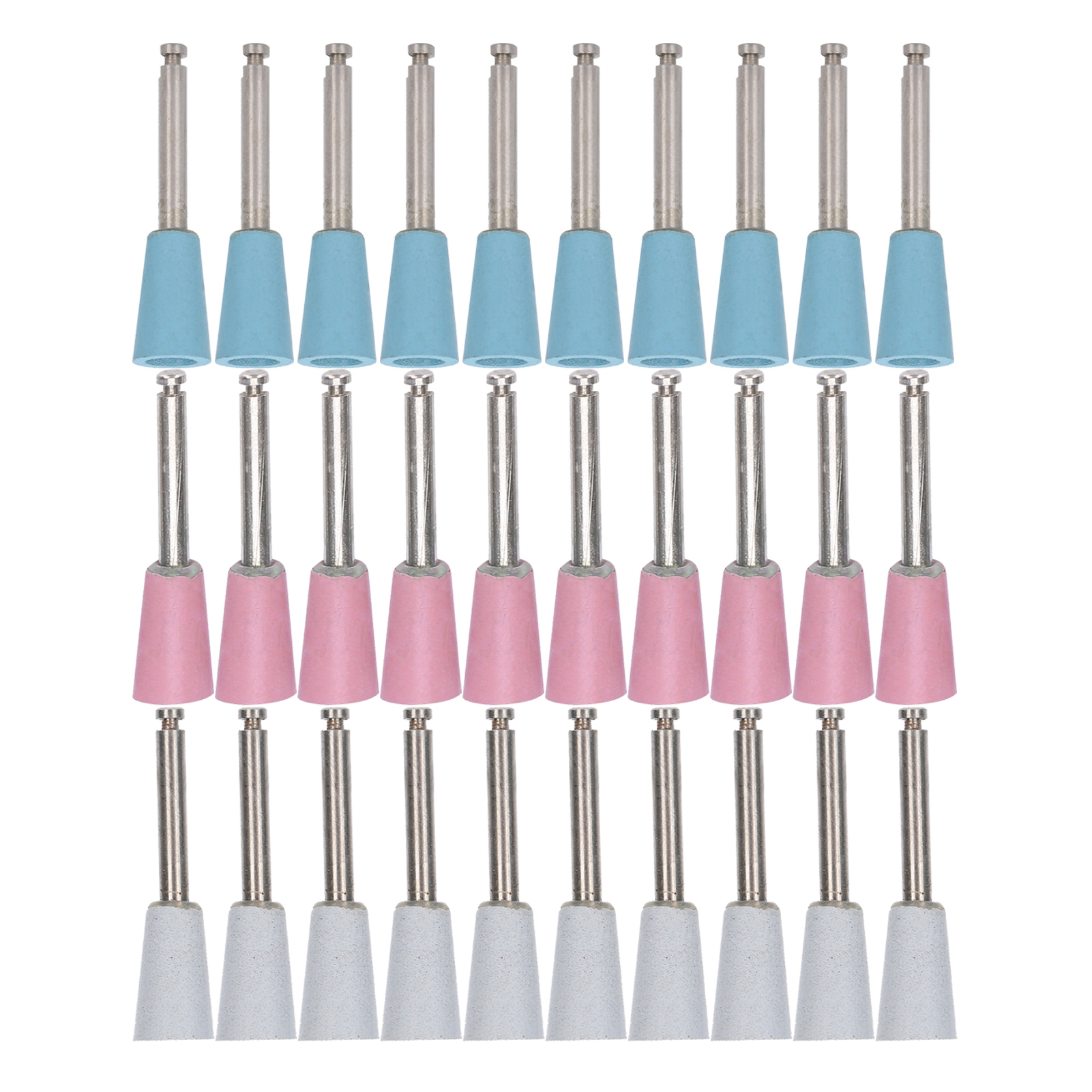 JY 10pcs Dental Polishing Burs Low Speed Dental Grinding Polisher Burs Drill Bi - Bild 17 von 24