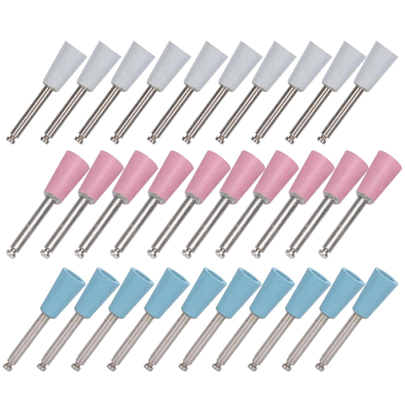JY 10pcs Dental Polishing Burs Low Speed Dental Grinding Polisher Burs Drill Bi - Bild 19 von 24