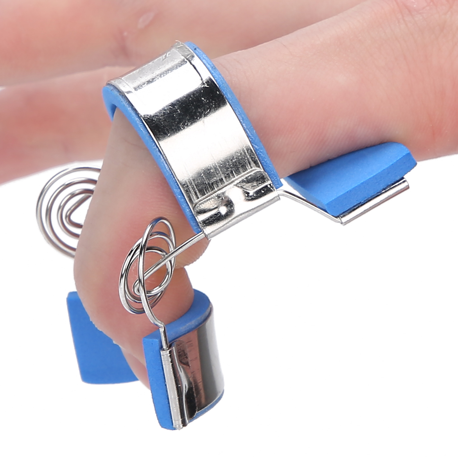 Adjustable Stainless Steel Finger Straightener for Finger Sprain Fracture Fixing - Picture 18 of 21